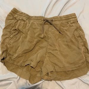 Army green shorts